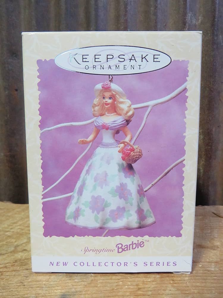Hallmark Keepsake Spring Ornament Springtime Barbie 1995, Plastic | Amazon (US)
