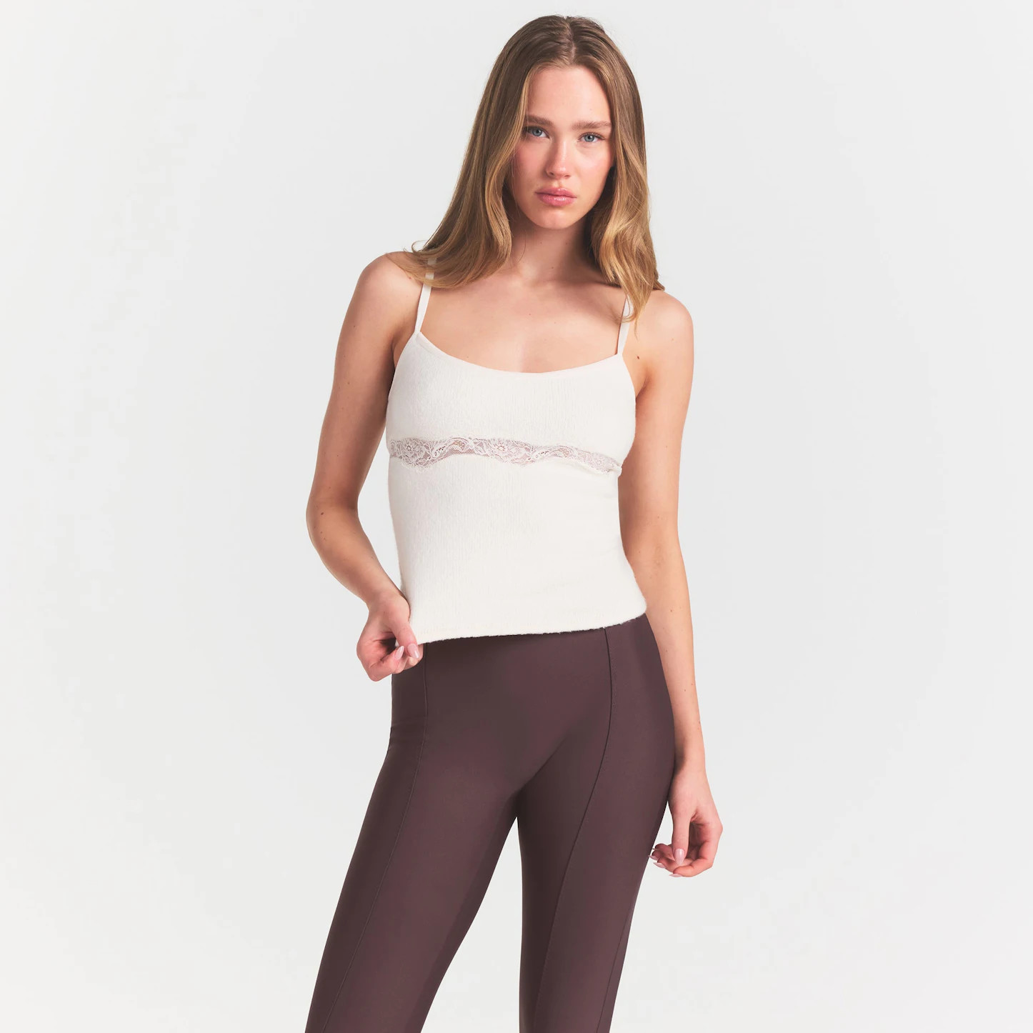 LACE KNIT TANK | SUGAR | SKIMS | SKIMS (US)