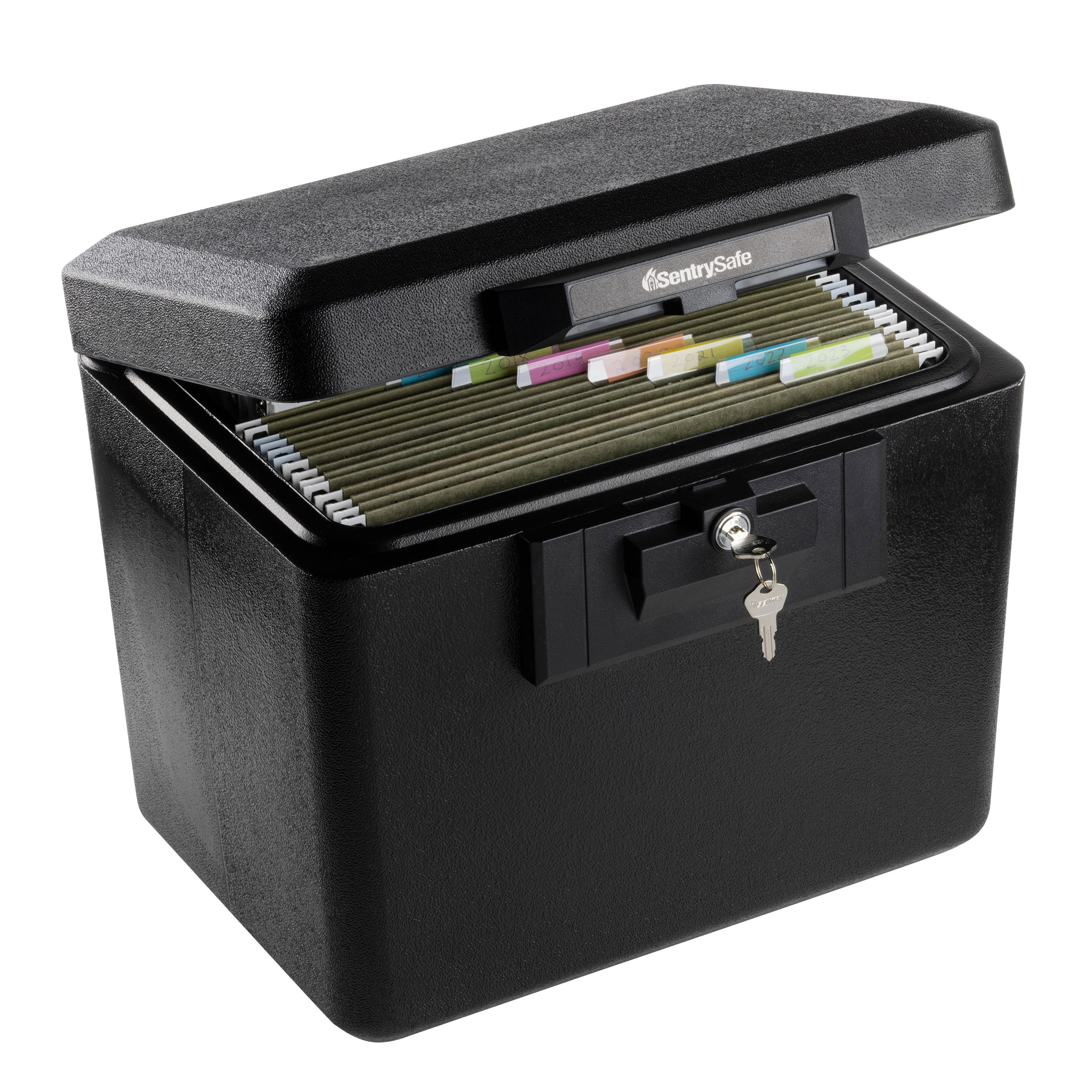 SentrySafe 0.61-cu ft Fireproof Waterproof File Safe Box in Black | 1170 | Lowe's