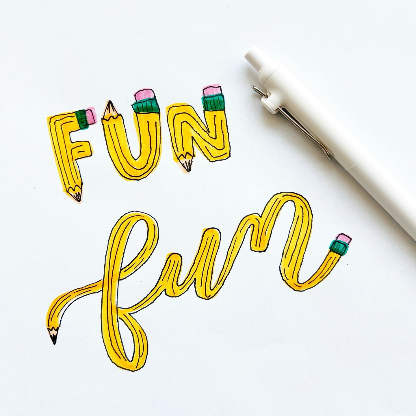 Keeping my creative skills sharp ✏️ thanks to @letteredbylogann’s recent doodle workshop!

As soon as Logann created the block pencil letters, I had to try it in a cursive style. I love how it turned out, and I’ll definitely be doing more of it for personal back-to-school cards. Just took a few markers and my new ZENTO Gel Pen (🔗ed).

Agnes and I had a great time working on other back-to-school doodles with the help of Logann. Just look at Agnes’ glue bottle 🥺

#LTKBacktoSchool #LTKKids #LTKFamily