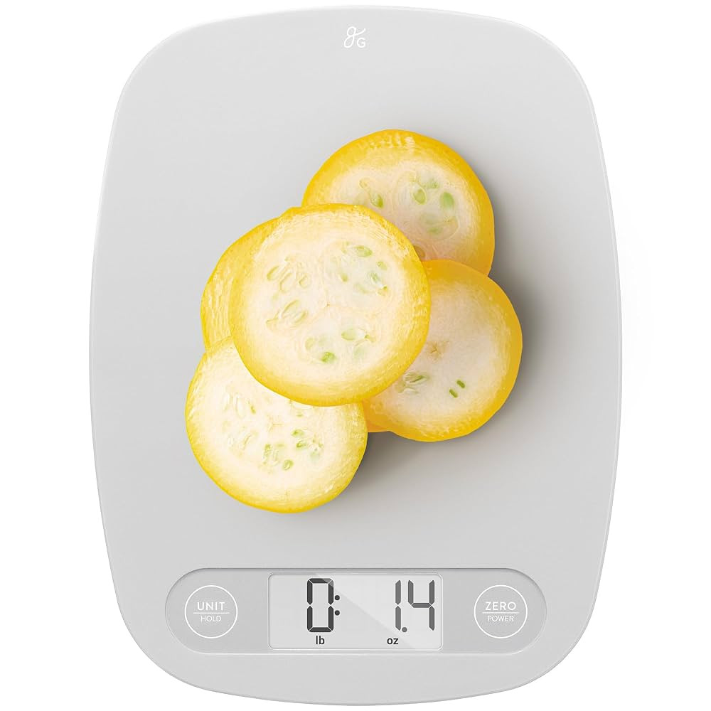Greater Goods Digital Kitchen Scale - Cooking, Baking, Meal and Food Prep Scale, Weighs in Grams,... | Amazon (US)
