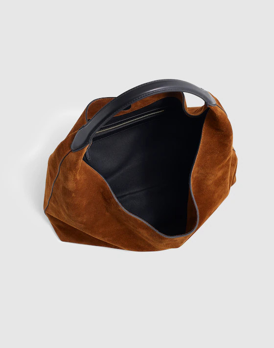 The Mylie Shoulder Bag in Italian Suede | Madewell | Madewell