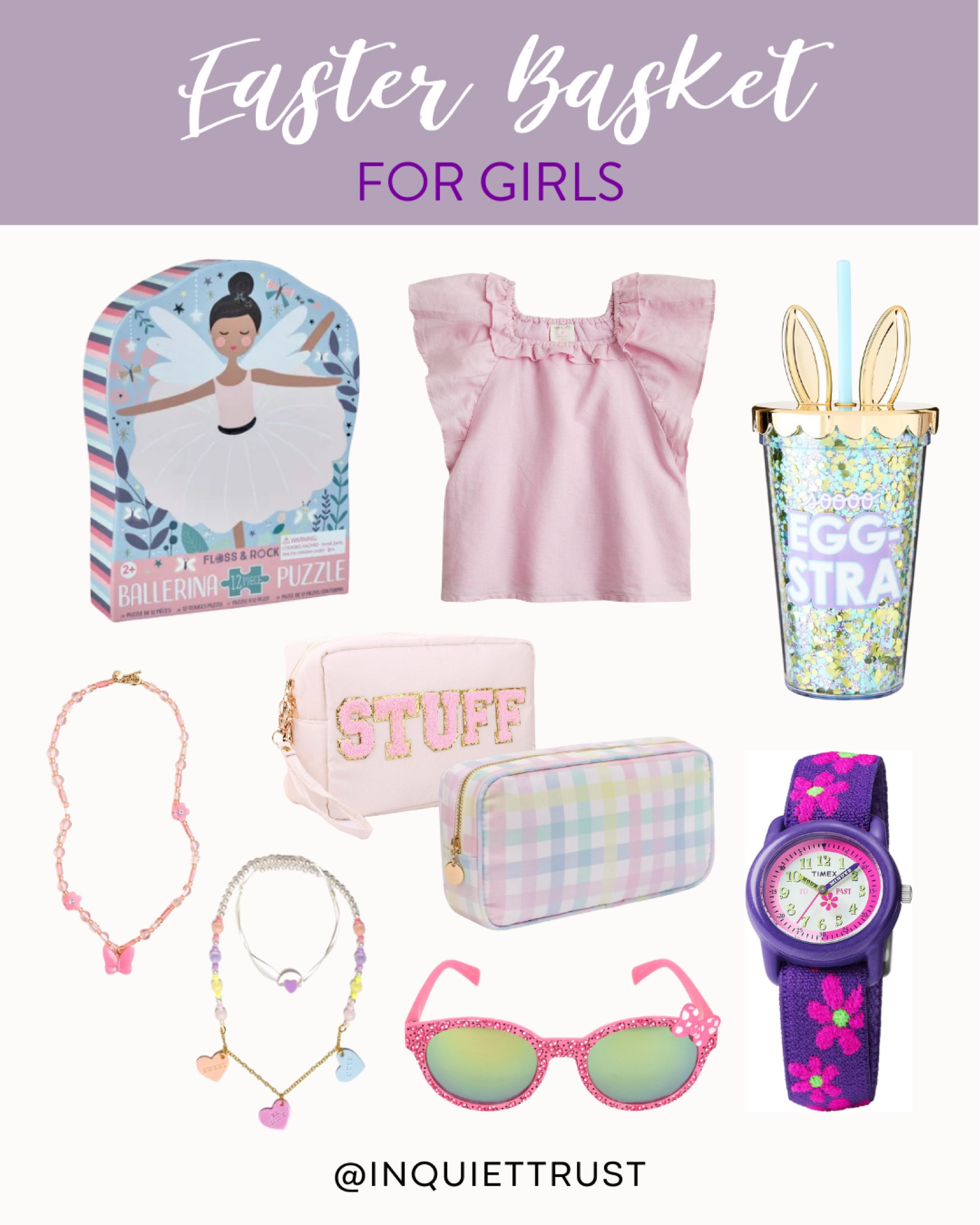 Fun and useful items to put in your girl's easter basket!

#eastergifts #kidsfavorite #mompicks #giftideasforgirls

#LTKkids #LTKFind #LTKunder50