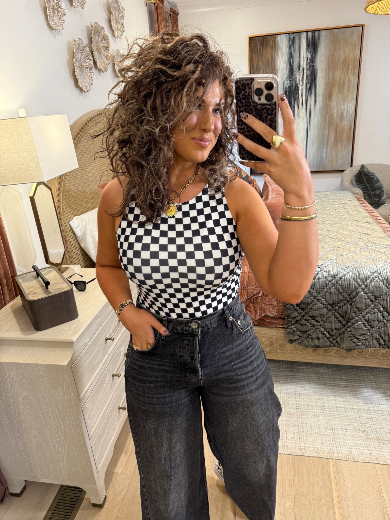 Fav bodysuit just restocked! Use code DECKER to save! 
I get my true size large! 

#LTKmomlife #LTKootd #LTKMidsize