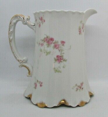 Haviland Water Pitcher No. 2 -  Small Pink Roses Schleiger 42H | eBay US