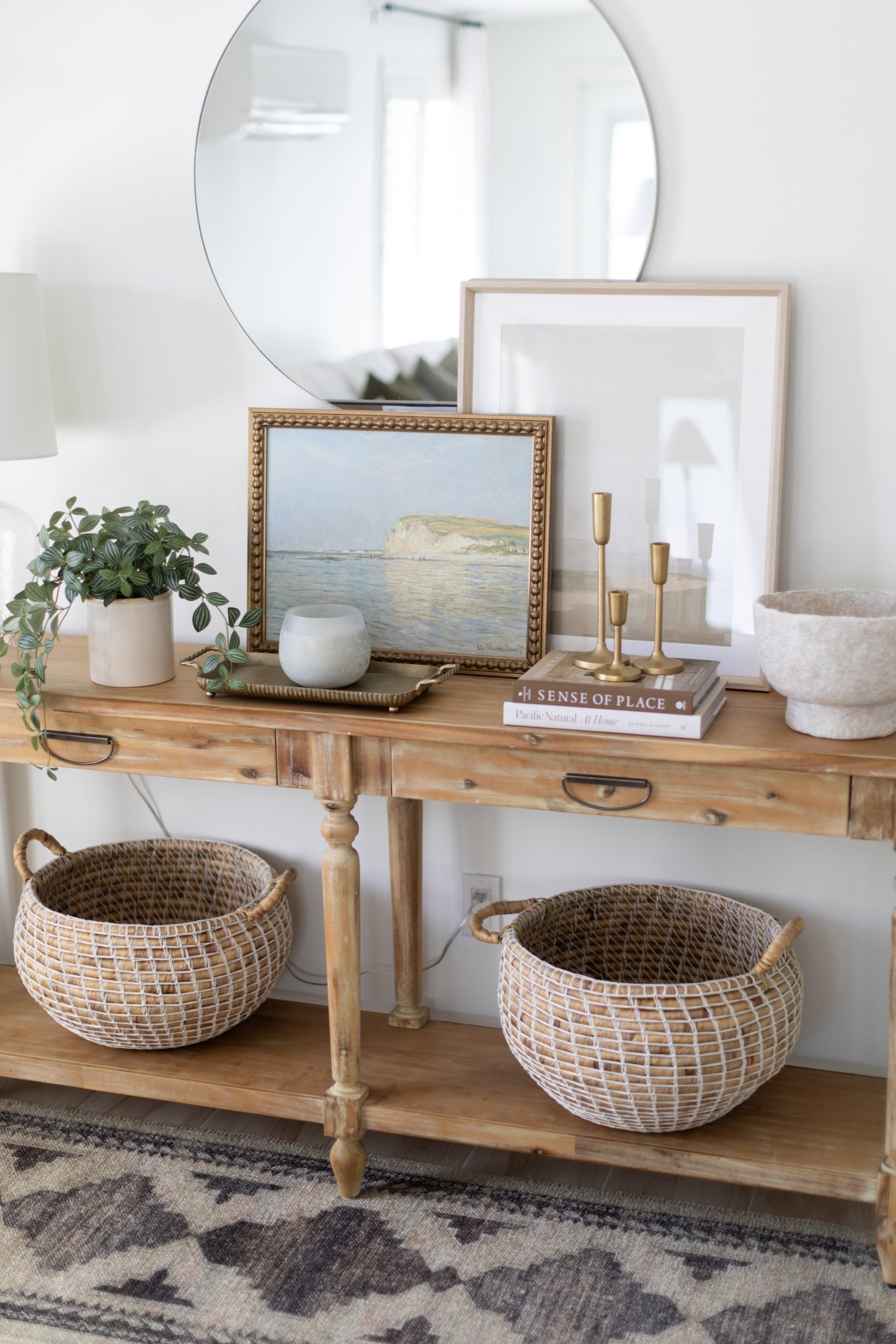 Console table decorating but make it neutral and coastal! I love these finds from Target! #consoletabledecorating #consoletablestyling 

#LTKFindsUnder50 #LTKFindsUnder100 #LTKHome