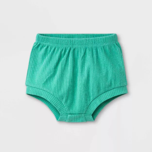 Baby Ribbed Shorts - Cat & Jack™ Teal | Target