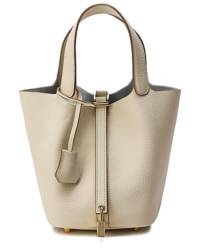 Leather Top Handle Satchel | Rue La La