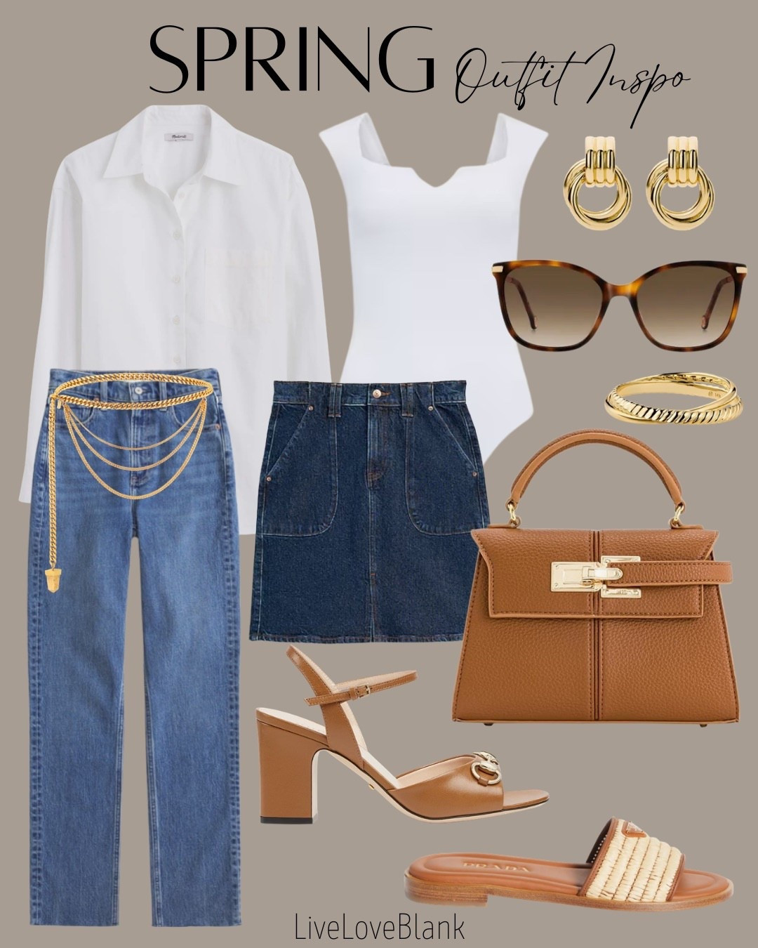 Spring outfit ideas
White shirts and denim
Gucci heels and Prada slides
Amazon purse
Outfits for her 


#LTKSeasonal #LTKOver40 #LTKU