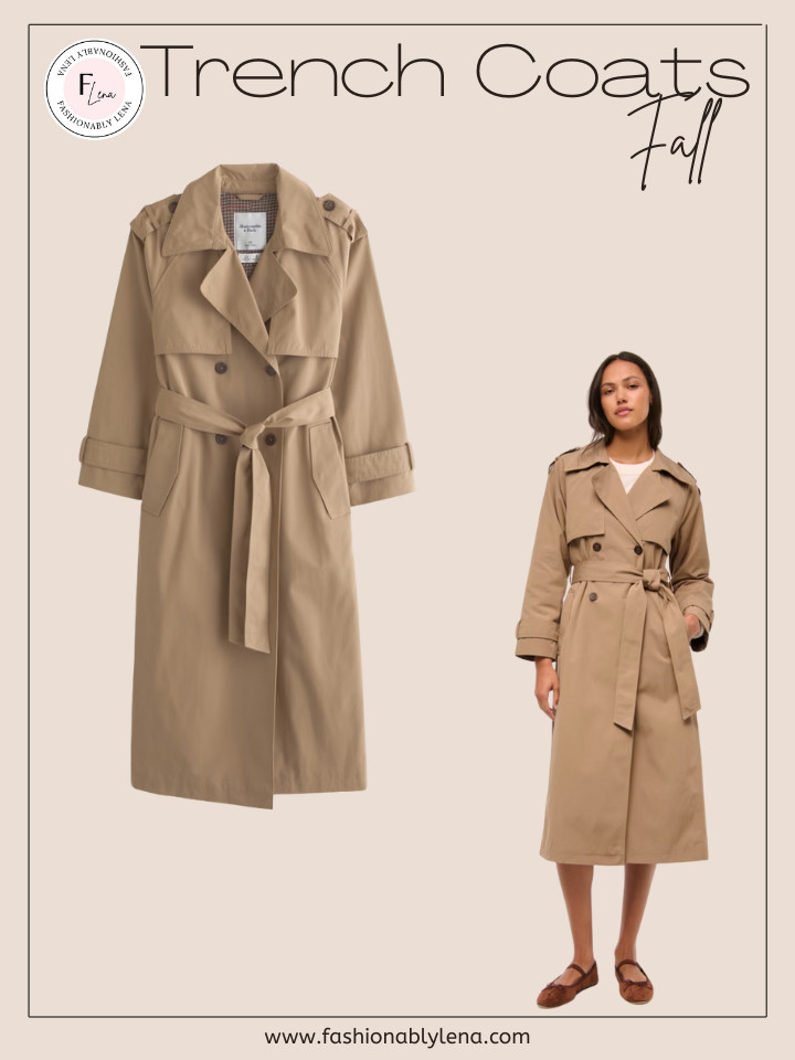 Fall Fashion, trench coat, black trench coat, khaki trench coat, fall style, cropped coat, wool coat, brown coat, black coat, trendy coat 

 #LTKSeasonal #LTKStyleTip