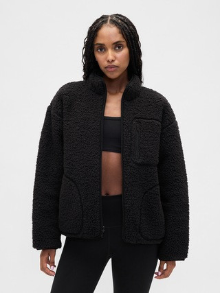 GapFit Reversible Sherpa Jacket | Gap (CA)