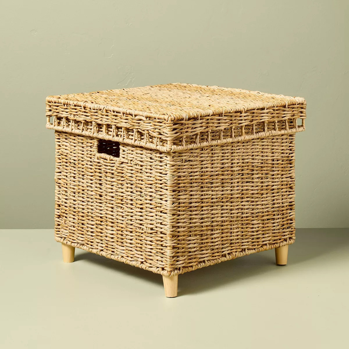 Woven Garden & Outdoor Patio Storage Box - Hearth & Hand™ with Magnolia | Target