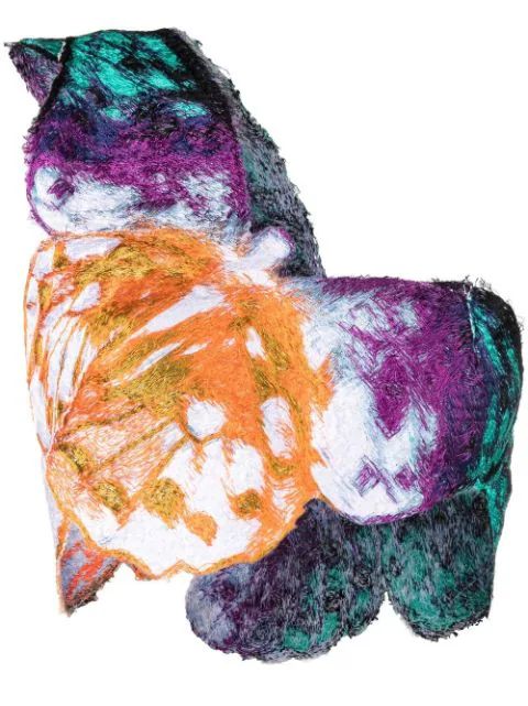 Masha Popova Embroidered Cropped Top - Farfetch | Farfetch Global