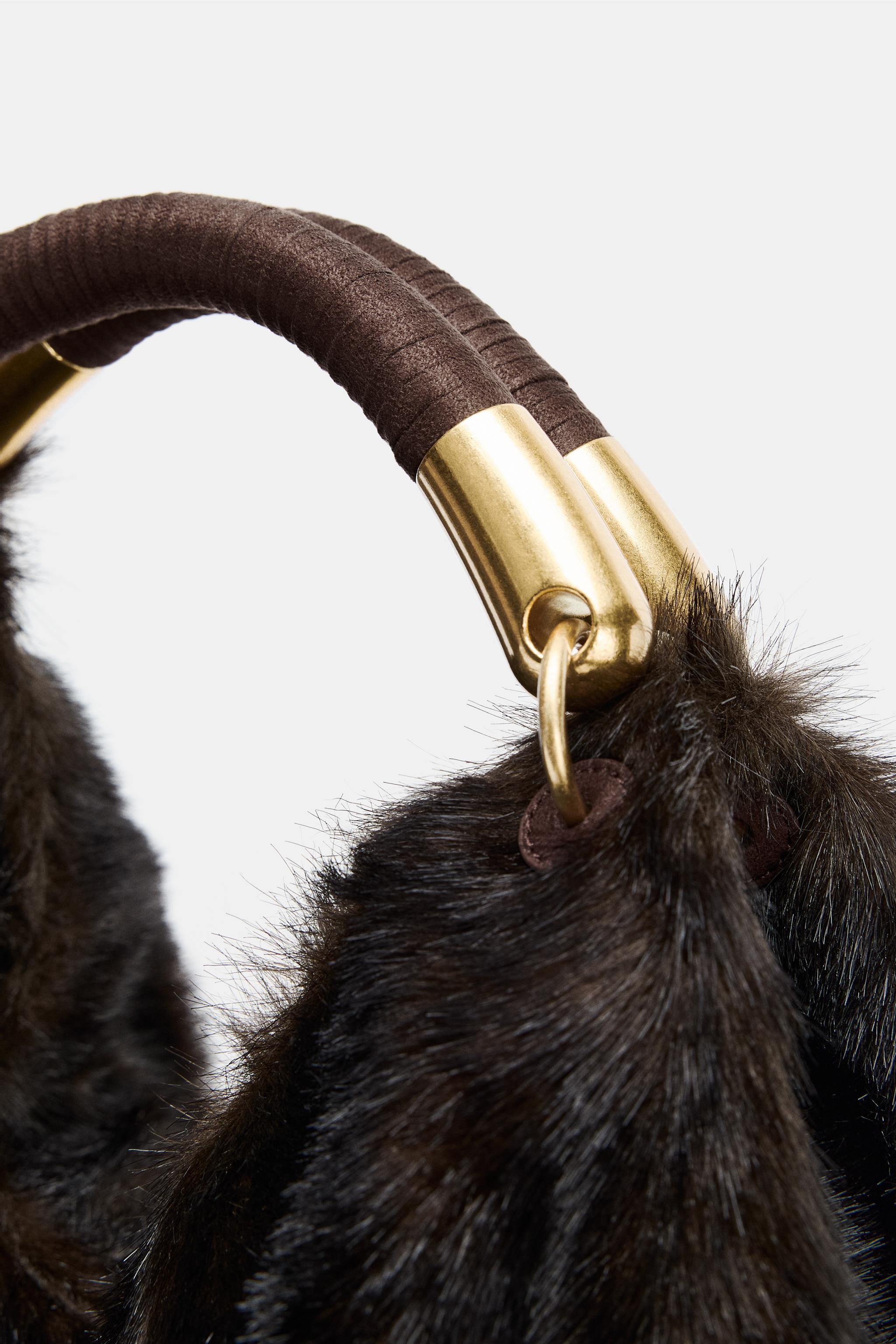 FAUX FUR MAXI BAG | Zara US