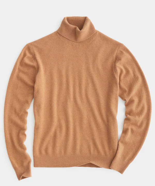 Cashmere Turtleneck in Camel | Todd Snyder