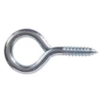 Hillman 0.162-in Zinc Steel Screw eye hook Lowes.com | Lowe's
