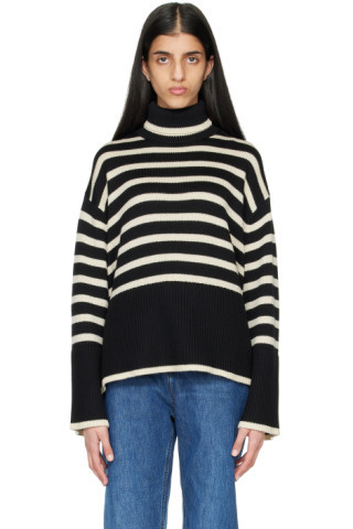 Black Wool Turtleneck | SSENSE