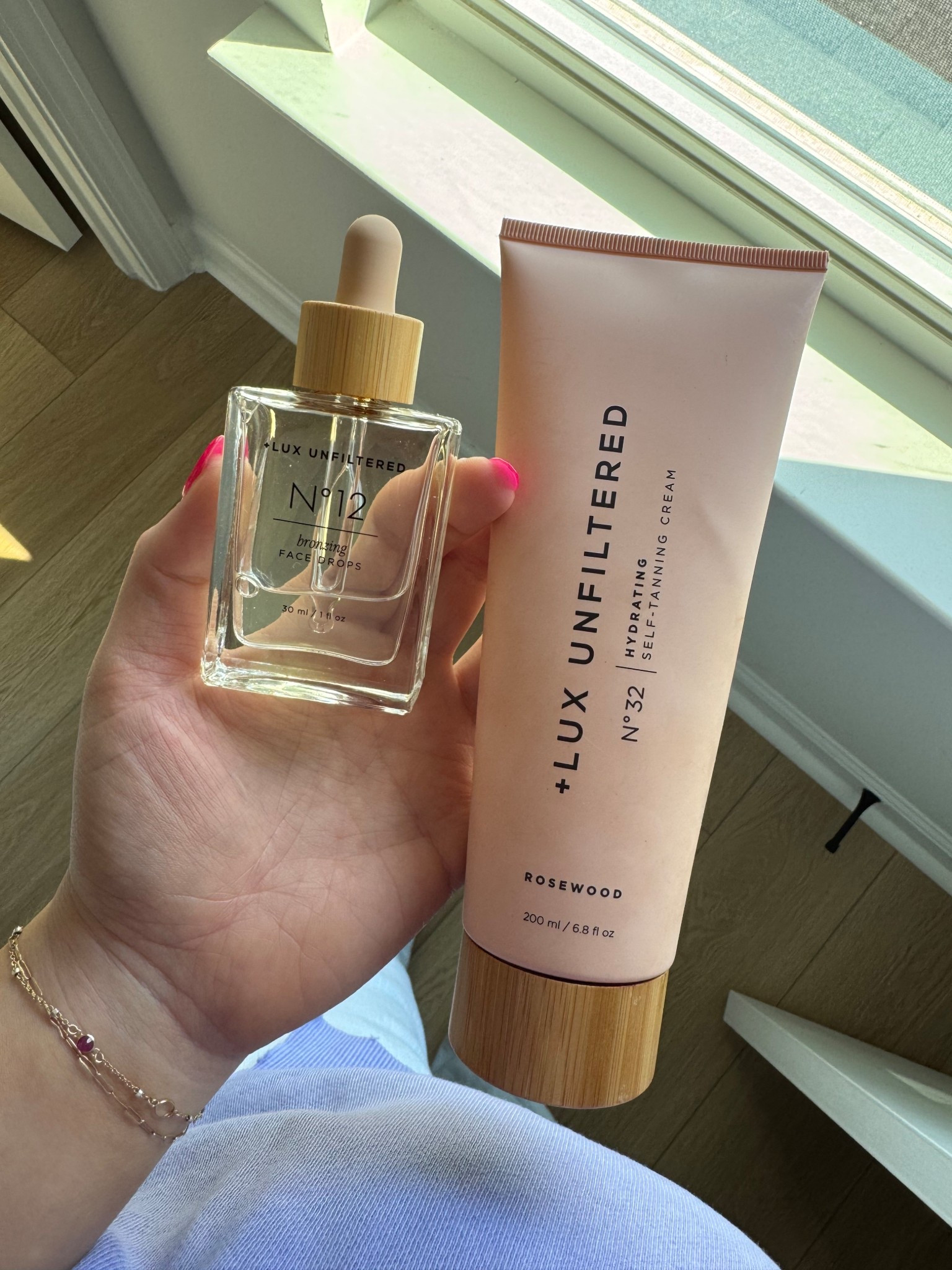 Self tan face drops
Self tanning lotion 

#LTKSeasonal #LTKSaleAlert #LTKBeauty