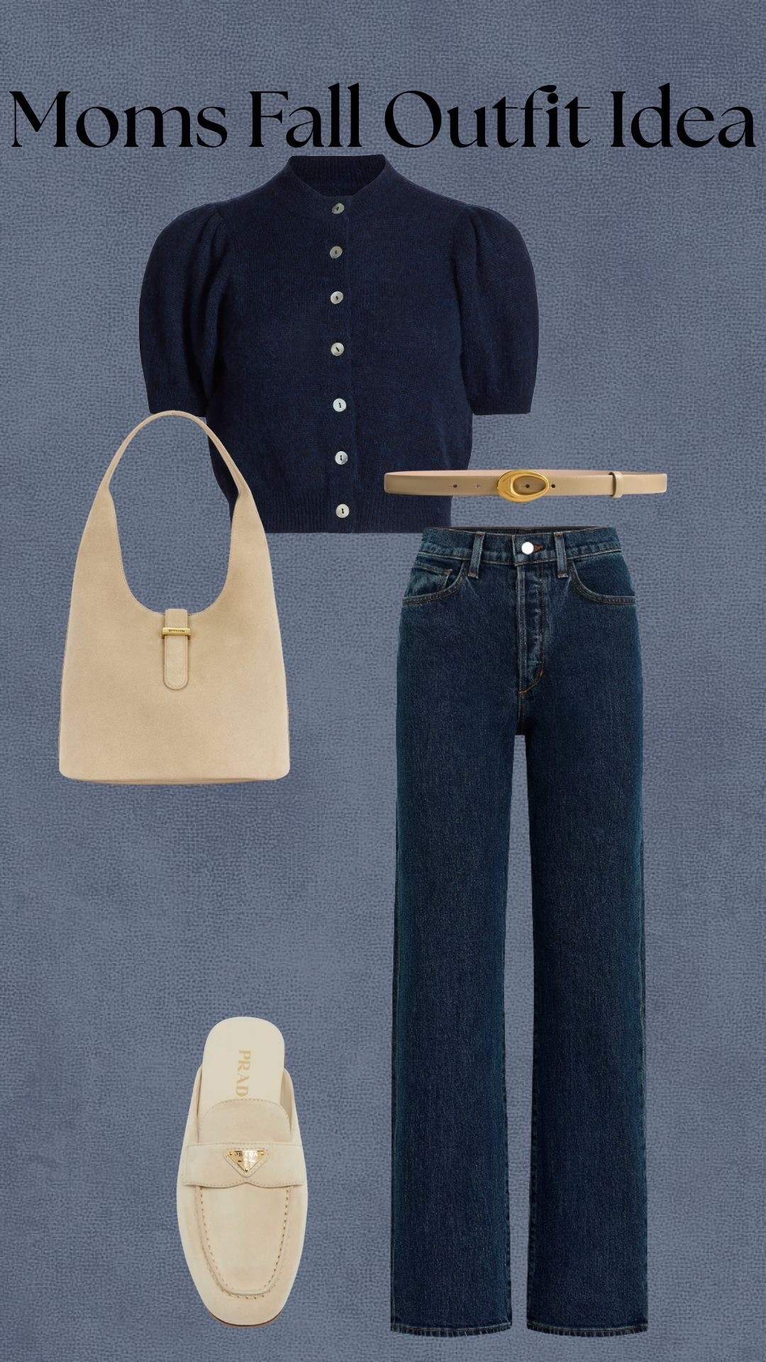 Moms Fall Outfit Idea
Navy Sweater top, Hobo tote, The Margot High-Rise Straight-Leg Jeans, Khaite Olivia Belt, Prada Mule Slides! 

#LTKStyleTip #LTKItBag #LTKShoeCrush