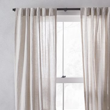 Simple Curtain Rod - Dark Bronze | West Elm | West Elm (US)