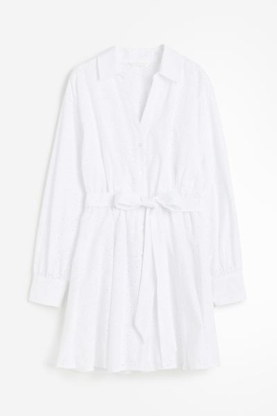 Broderie anglaise shirt dress | H&M (UK, MY, IN, SG, PH, TW, HK)