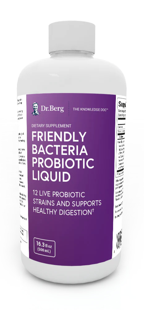 Probiotic Liquid with 12 Live Bacterial Strains | Dr Berg