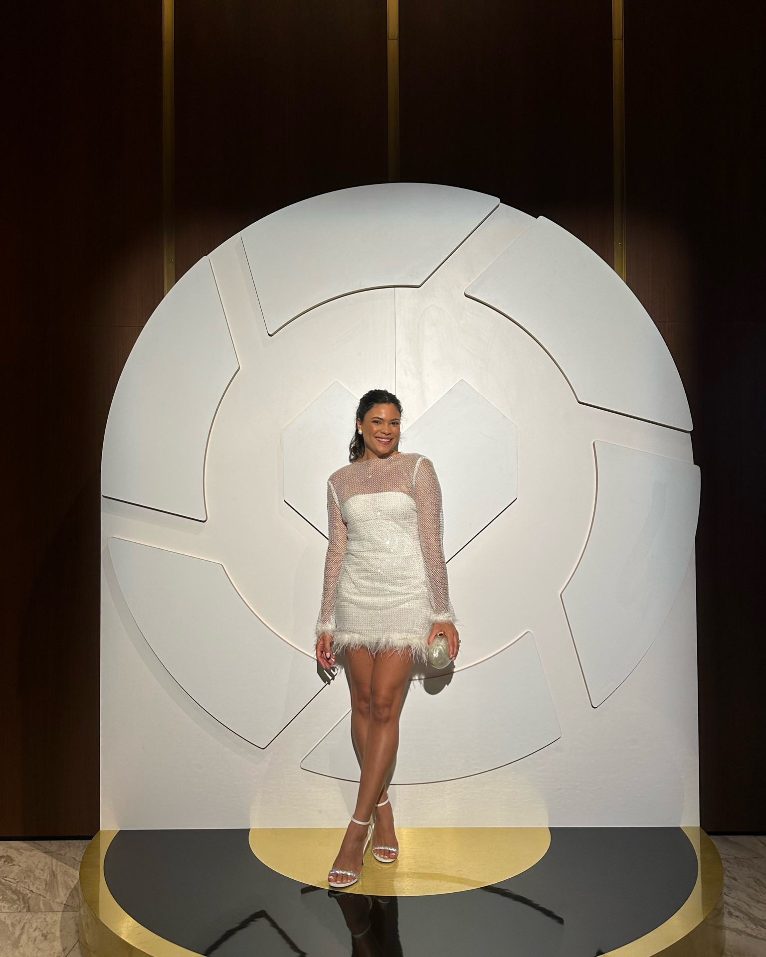 LTKCON night two frosted glam!! Glam outfit feather sequin 
Dress feather cute outfit dress 

#LTKParties #LTKSaleAlert #LTKCon