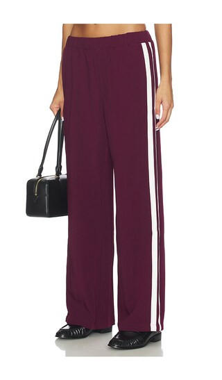 4th & Reckless Tammy Tailored Trouser in Burgundy. - size M | Revolve Clothing (Global)