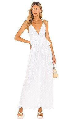 Tularosa Brier Embroidered Dress in White from Revolve.com | Revolve Clothing (Global)
