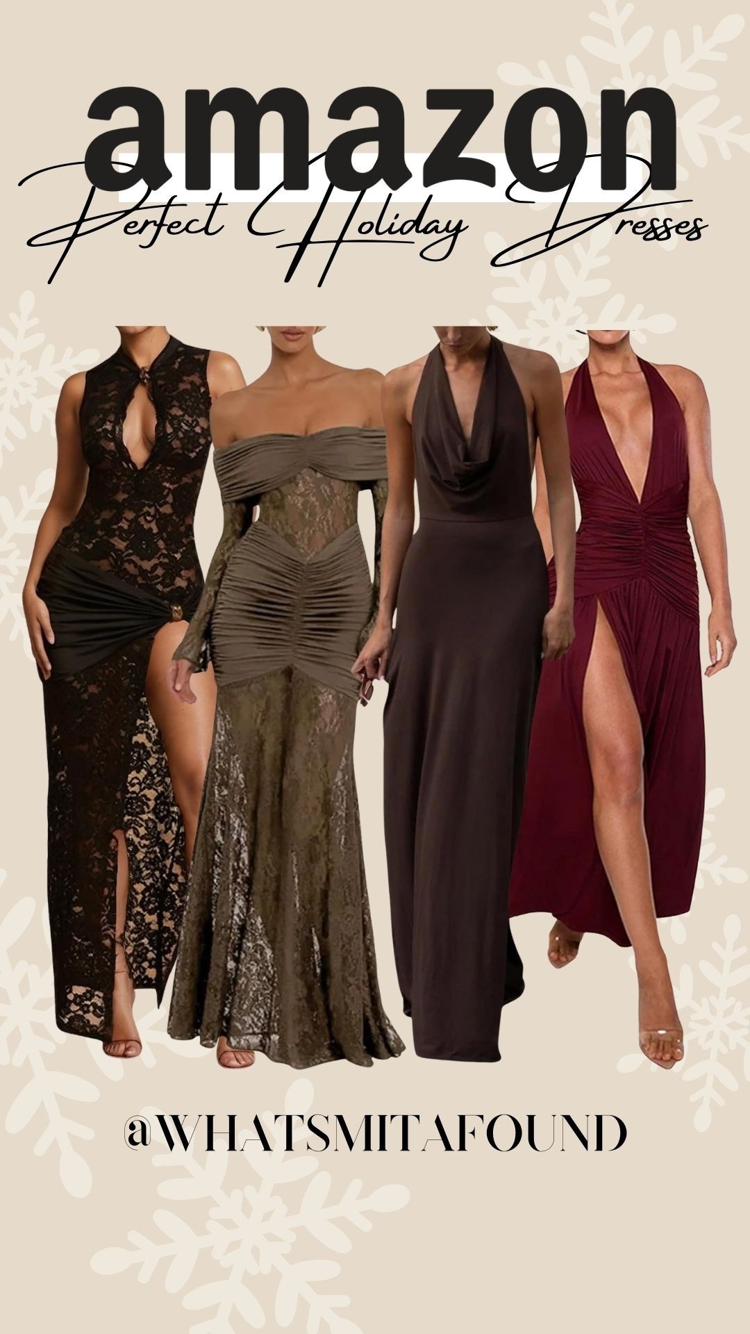 The best holiday outing dresses from Amazon! 

#LTKFindsUnder50 #LTKHoliday #LTKSaleAlert
