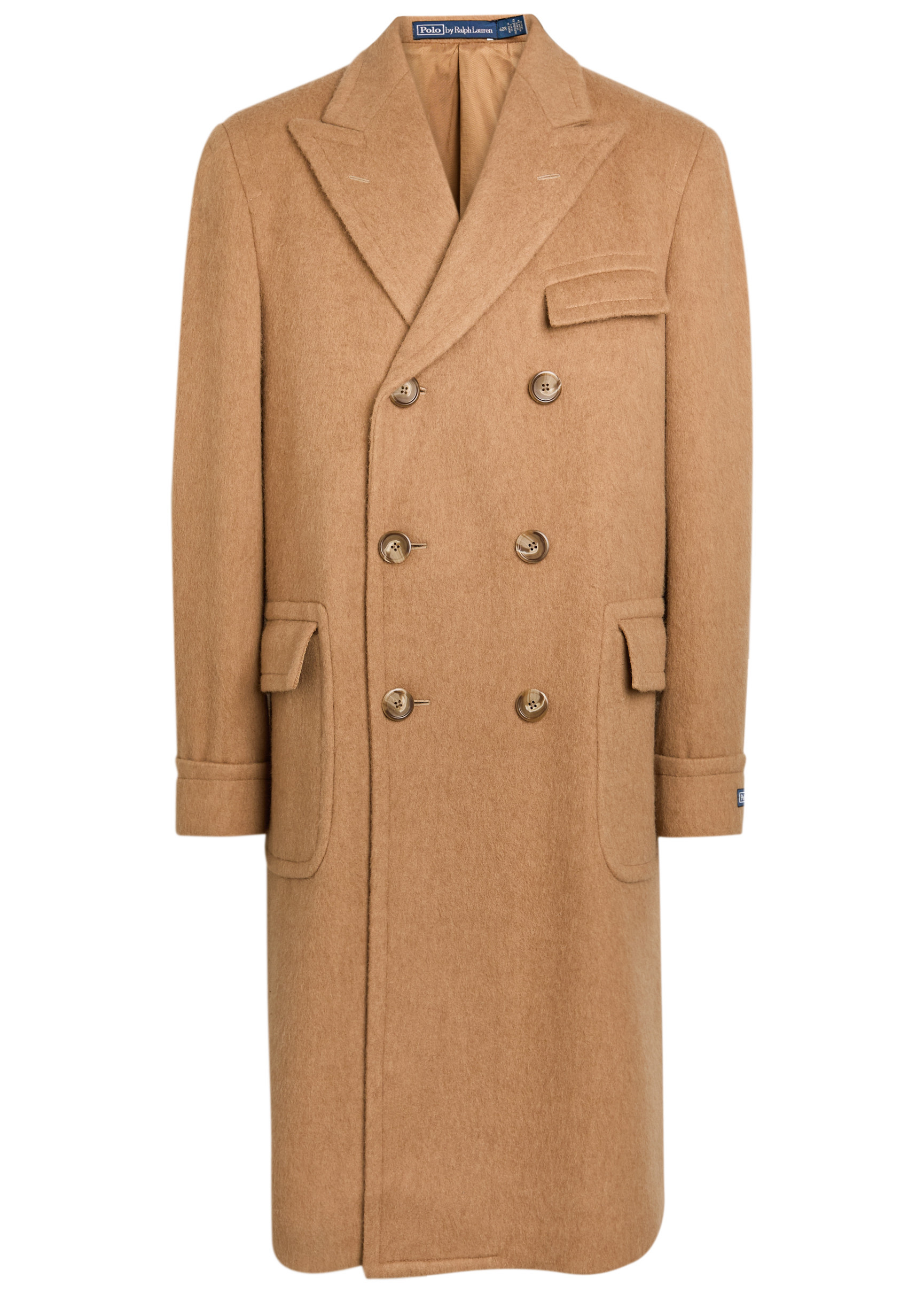 Double-breasted camel hair coat | Harvey Nichols