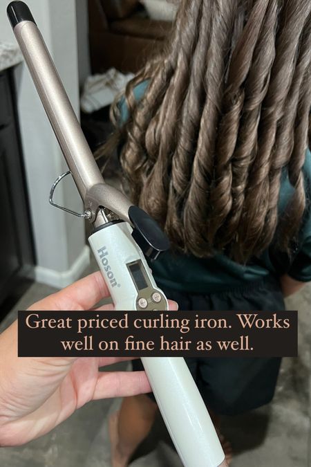 Great curling iron. Size 3/4. Perfect for fine hair as well. 

#LTKbeauty #LTKkids #LTKfindsunder50