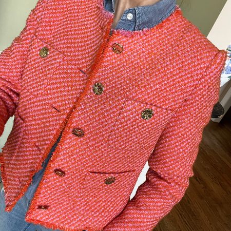 Tweed L😍VE/ #igblogger #preppy #preppystyle #metoday #mystyle #styleinspiration #styleoftheday #stylediaries  #fashionblogger #fashiondiaries #fashionblog #liketkit  #styleover50 #50plusandfabulous #fashionover50 #50plusblogger #instastyle @liketoknow.it  #jcasofinstagram #jcrew #mango