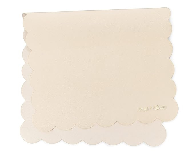 Ava + Oliver Vegan Leather Baby Changing Mat - Multipurpose Portable Wipeable Diaper Pad - Foldab... | Amazon (US)