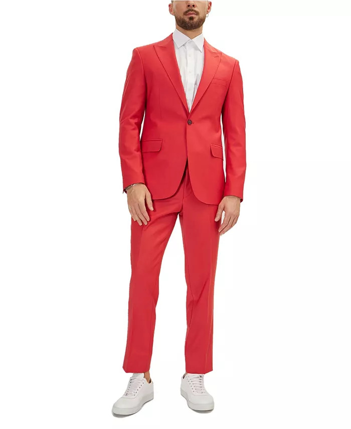 RON TOMSON Men's Modern Single Breasted, 2-Piece Suit Set - Macy's | Macy's