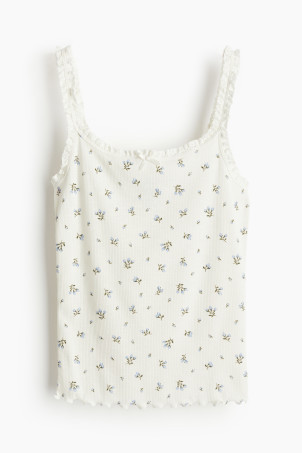 Lace-trimmed Tank Top | H&M (US + CA)