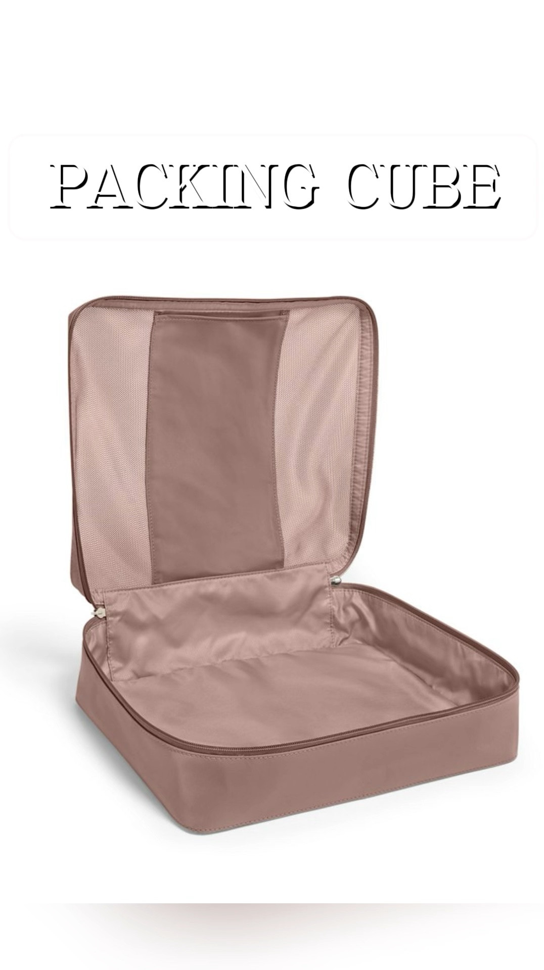 I will never travel again without packing cubes on board! 
This Medium Cube can fit your clothing essentials, keeping you on track with organization! 

$150.00

Designed for optimal organization, this packing cube seamlessly separates sweaters, pants and everything else. 


#LTKWatchNow #LTKItBag #LTKTravel