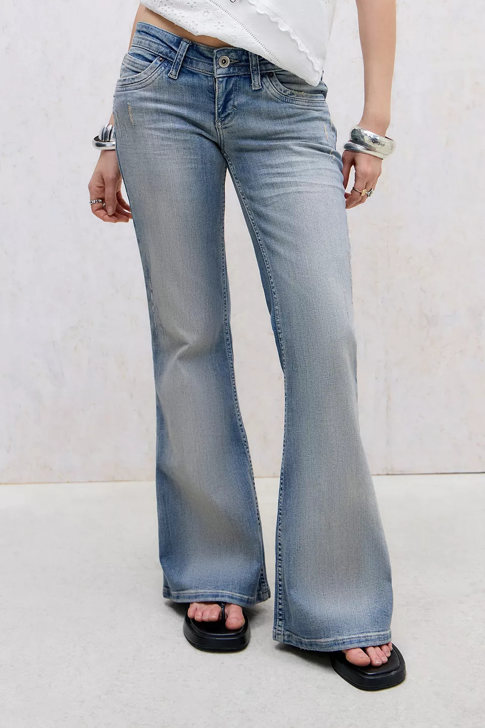 BDG Miko Low Rise Skinny Bootcut Jeans | Urban Outfitters UK