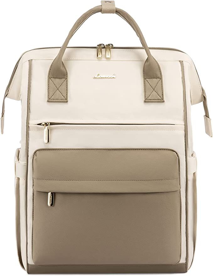 LOVEVOOK Laptop Backpack Purse for Women Waterproof Teacher Nurse Bag, 15.6 inch Work laptop Bag ... | Amazon (US)