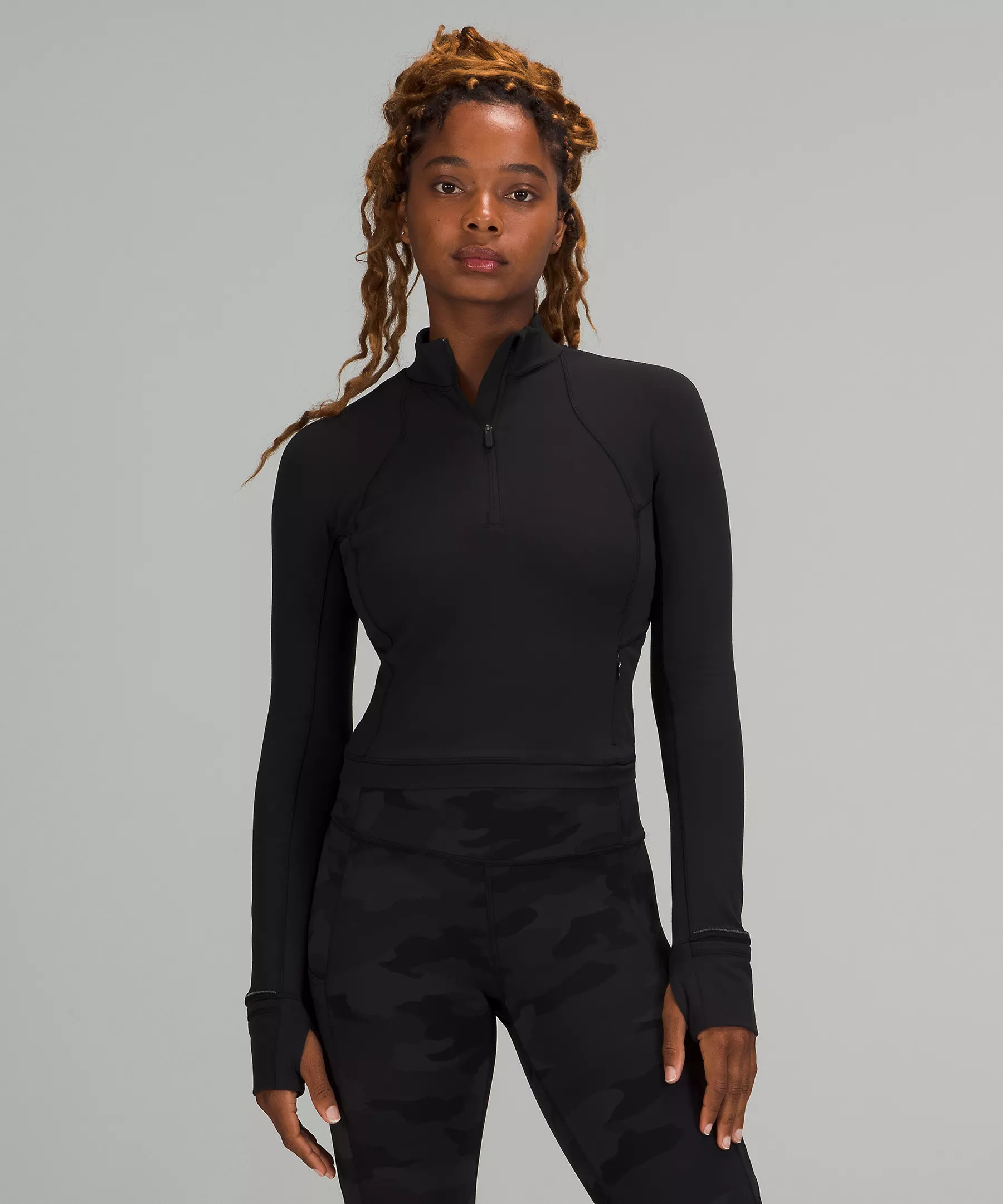 It's Rulu Run Cropped Half Zip | Lululemon (US)