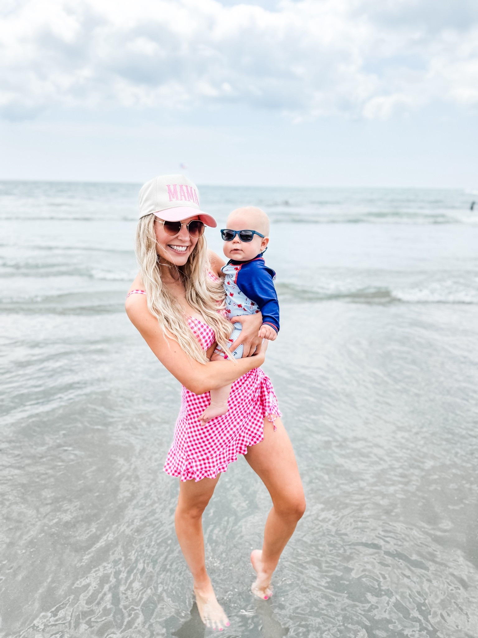 Mama hat + Swimsuit  
•
•
•

#LTKTravel #LTKSummerEdit #LTKBaby