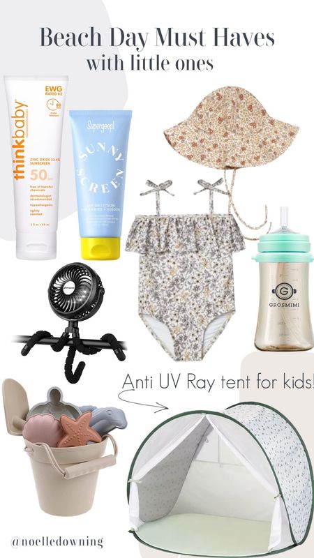 Beach day must haves with kids!

Sun hat, floppy hat, toddler sunhat, baby swimsuit, stroller fan, baby sunscreen, supergoop, thinkbaby, anti uv tent, beach tent, sippy cup, sand toys, beach toys

#LTKSeasonal #LTKunder50 #LTKbaby