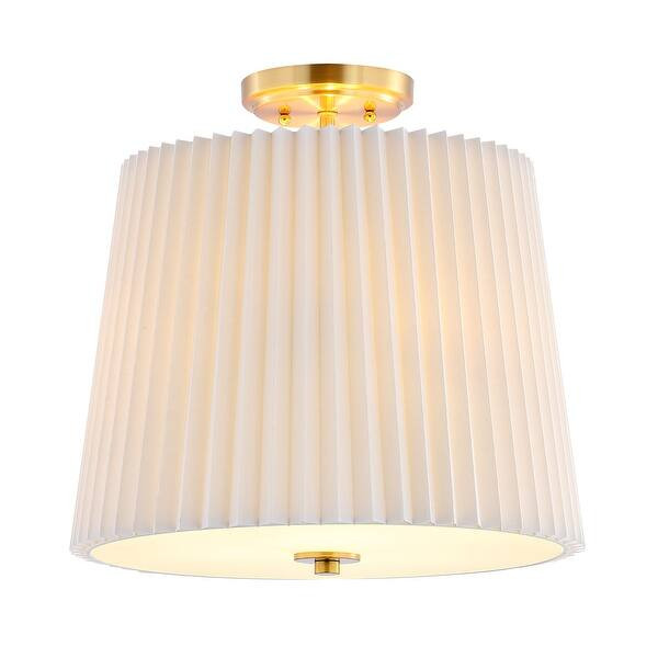 SAFAVIEH Lighting Madio Flush Mount - 16" W x 12" D x 16" H - Overstock - 36055902 | Bed Bath & Beyond