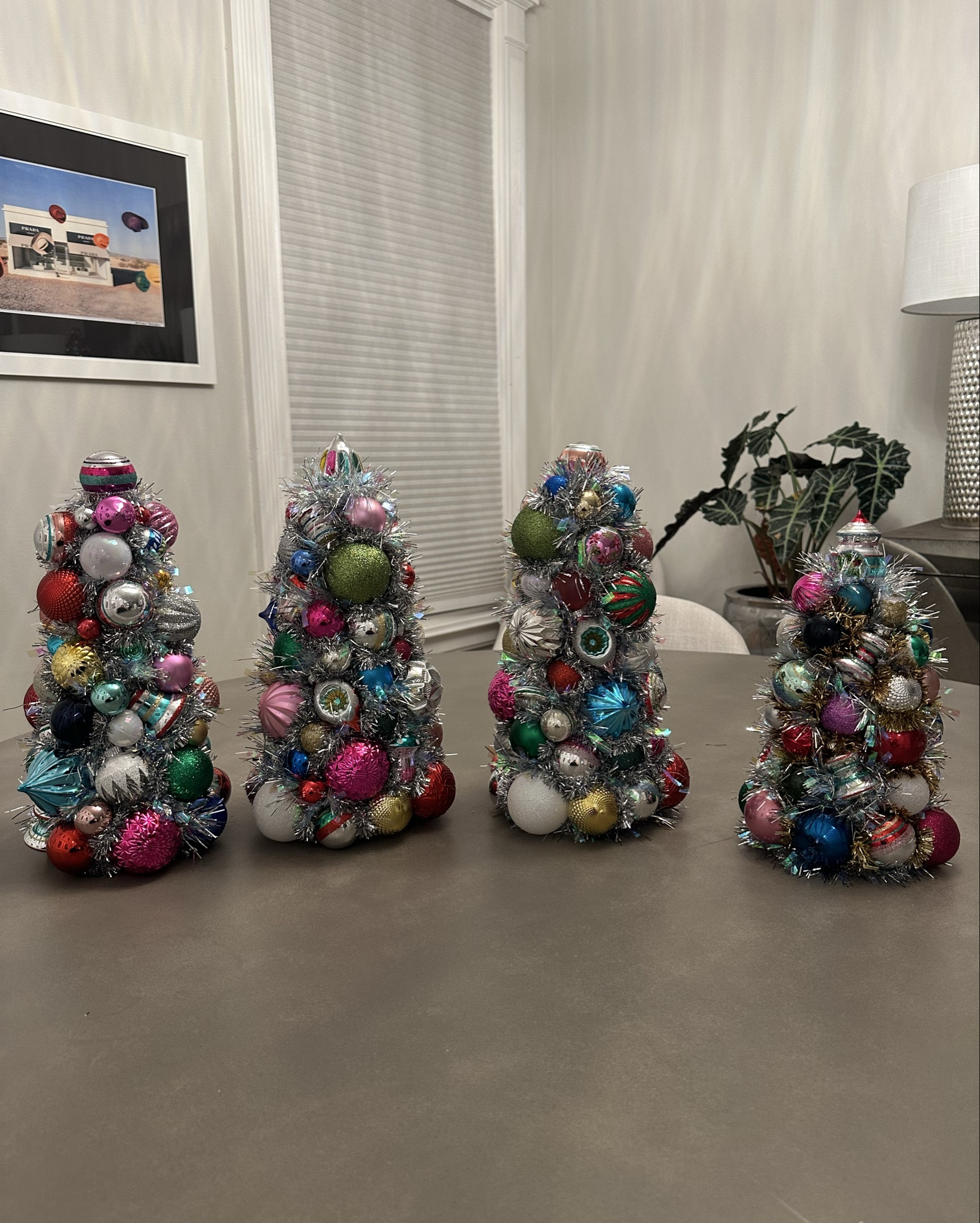 The Small Glass Christopher Radko Shiny Brite Ornament Tree is here! 🎄✨
Handmade using premium glass ornaments, shimmering tinsel, and a sturdy cone base — each tree is one-of-a-kind and adds the perfect pop of festive sparkle.
Perfect for: mantles, console tables, holiday centerpieces, hostess gifts, and holiday styling.
Shop the exact tree on my LTK + Etsy storefront!
#holidaydecor #christmastreeinspo #etsyfinds #smallbusinessfinds #glassornamenttree #christmashomedecor #ltkholidayhome #holidaytablescape #holidaygifts


#LTKHoliday #LTKGiftGuide #LTKHome