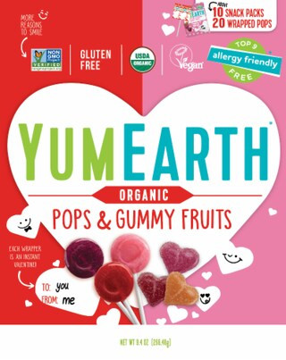 Kroger - Yum Earth Organic Valentine Pops & Gummy Fruits, 30 ct / 9.4 oz | Kroger