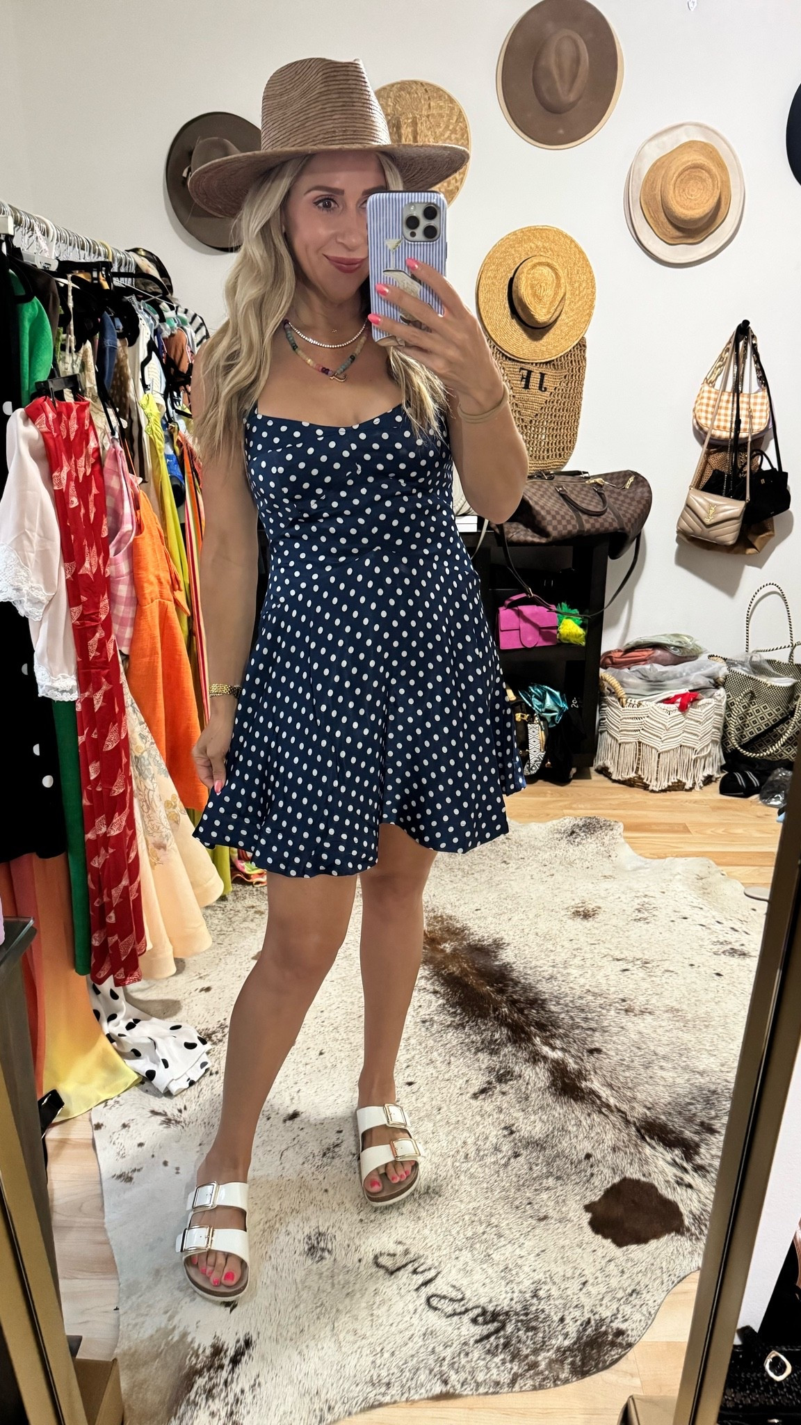 The cutest polka dot dress 👗 Fits like a glove and perfect for summer ☀️

#LTKootd #LTKSeasonal #LTKOver40