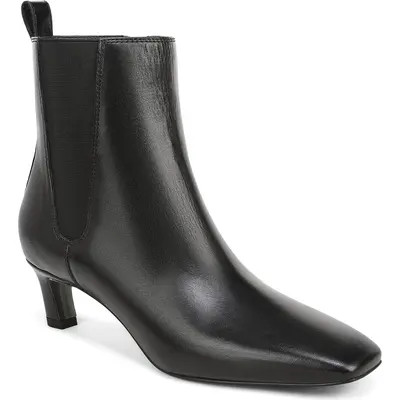 Sam Edelman Peony Leather Chelsea Bootie in Black at Nordstrom, Size 5 | Nordstrom