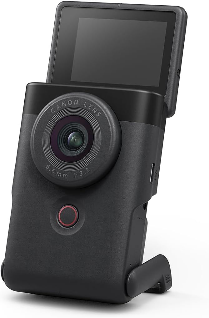 Canon PowerShot V10 Vlog Camera for Content Creators, 19mm Wide-Angle Lens, 1" CMOS Sensor, 4K Vi... | Amazon (US)