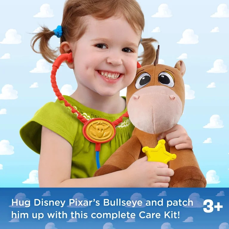Disney and Pixar Toys Bullseye Care Kit, Plush Figure & Accessories | Walmart (US)