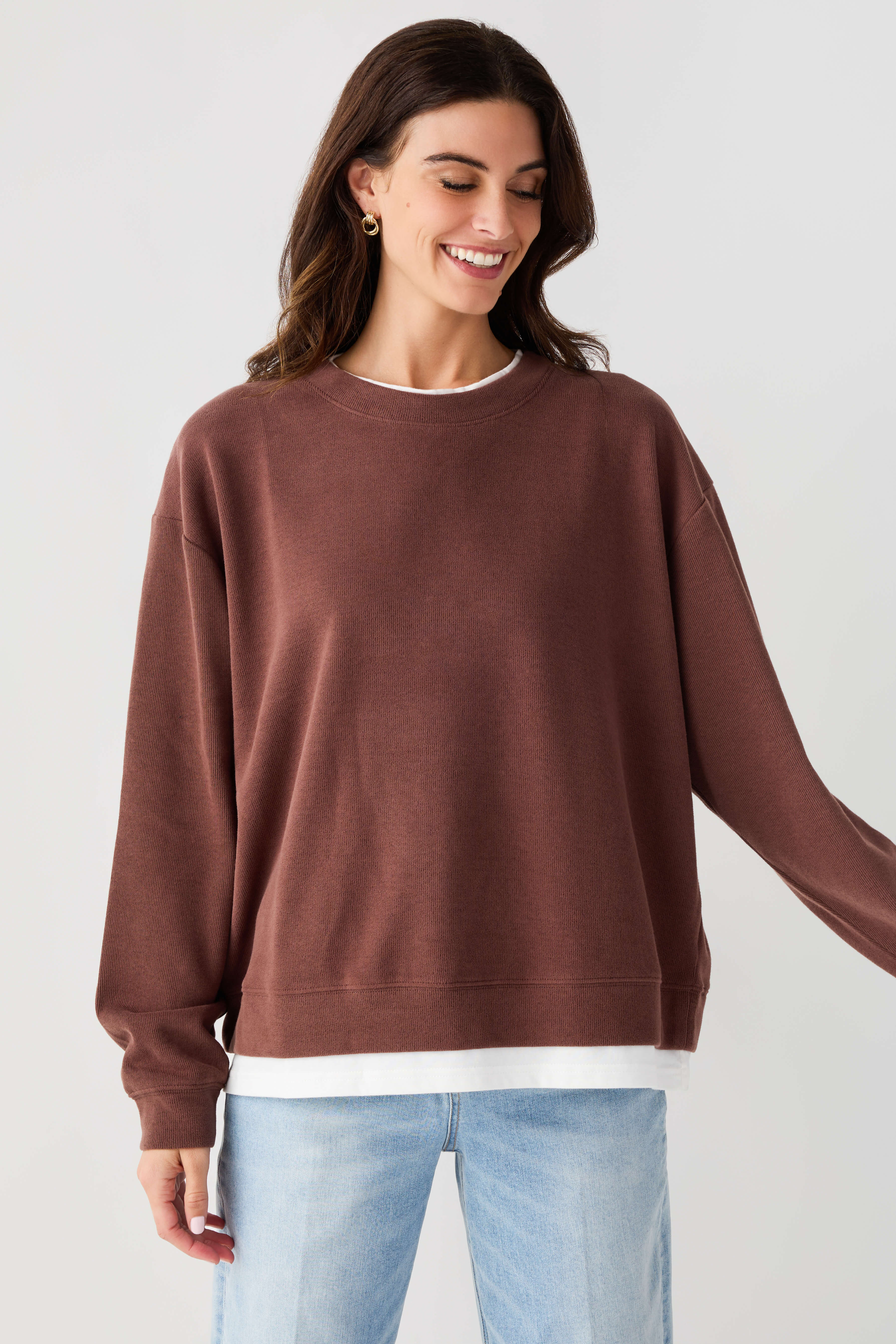 By Together Always On Crew Pullover | Social Threads